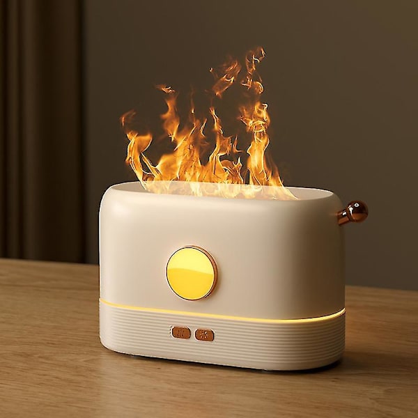 Flamme Aroma Diffuser Luftfugter Kontor Desktop Mute Spray Soveværelse