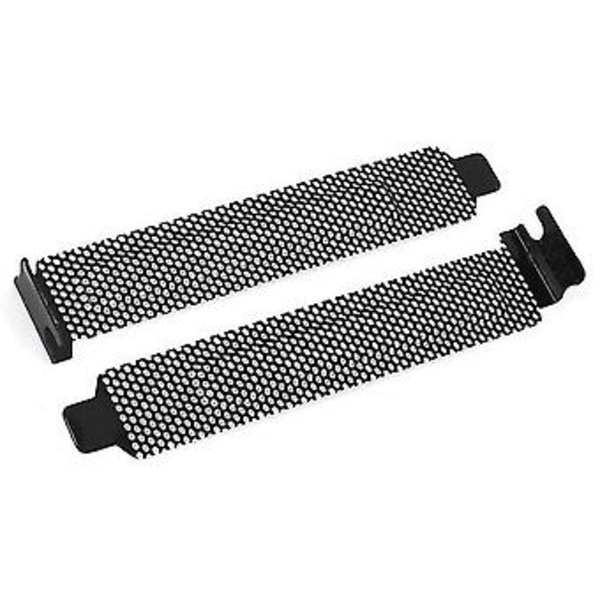 10 stk. Hardt Stål Støvfilter Blindplate PCI-spor Deksel m/ Skruer