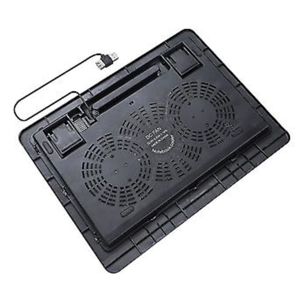 Kylplatta för Laptop, Gaming Laptop Ställ med Kylare, Två Fläktar, USB Notebook Ställ för Laptop