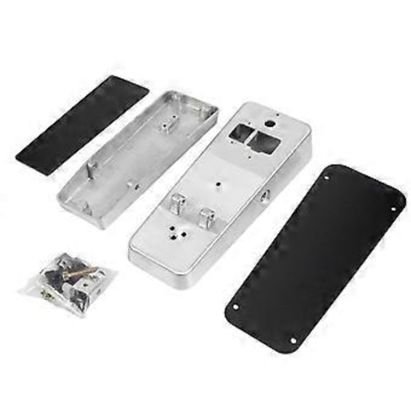 Gitarr Effekter Pedal Hölje Fotkontroll Enkel Aluminiumlåda för Band DJ Gitarrälskare GEP-2 GEP2