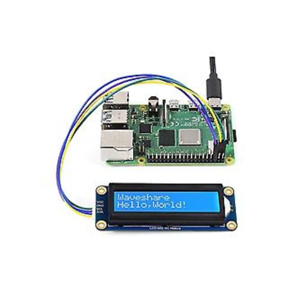 Lcd1602 I2c Lcd Skærm Aip31068 32-tegns Lcd Skærm Kompatibel Med 3.3v/5v Til Rasp/pi P