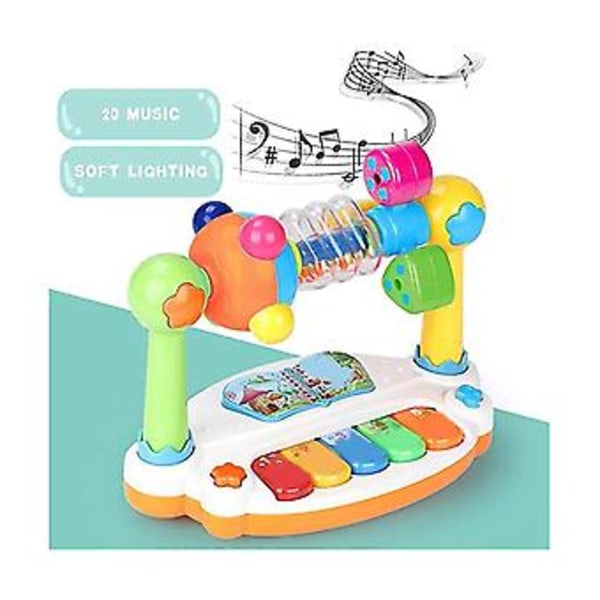 Vauvan Y Educat Oppiva Piano Musiikilla Ja S Lyövä Piano