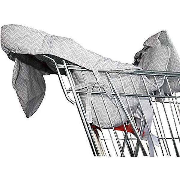 Skydd för kundvagn - Baby Shopping Cart Cover Universal Toddler High Chair And Cart Cushion Med bärväska Shopping Cart Seat Cushion Cov