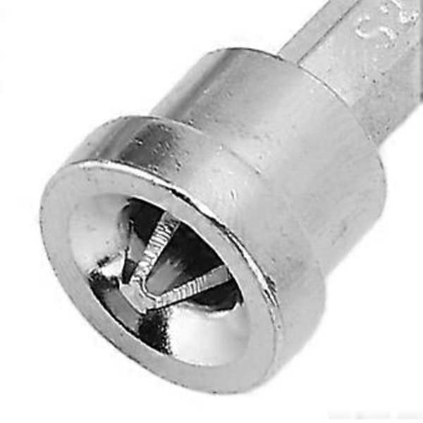 Magneettinen ruuvimeisselin kärki 50mm kromivanadiiniterästä ruosteenkestävä kuusiovarsi paikannuskärki sähkötyökalulle