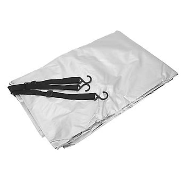 Bilregnskydd, Silver Full Car Cover Kompletta Bilskydd Väderbeständigt Bilskydd Snabb Respons