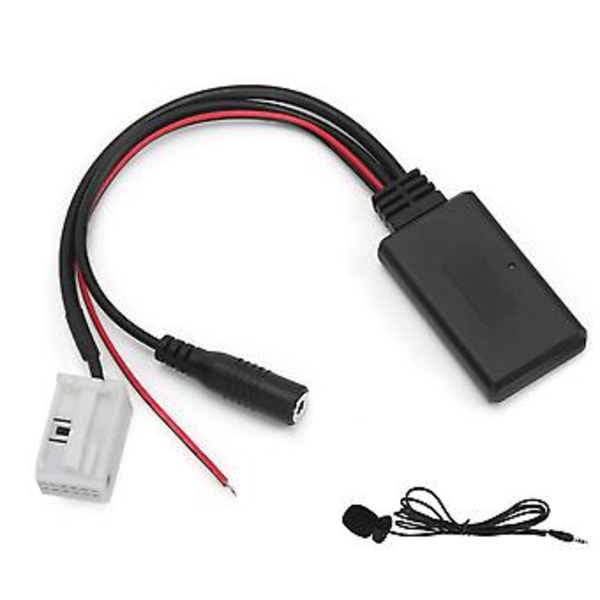 Handsfree-samtal förenklat: 12-Pin Bluetooth AUX-IN Adapter med Mikrofon för RCD210 RCD300
