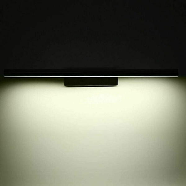 5W LED-spejlfrontlys - Badeværelseslampe med afbryder Makeup Vandtæt belysning Rustfrit stål væglampe Toilet Indendørs brug Varm hvid