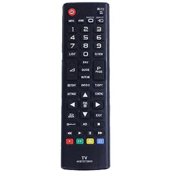 Universal Akb73715603 Fjernbetjening Til Lg 43lf540v 43uf675v 49lf540v Hd Led Tv
