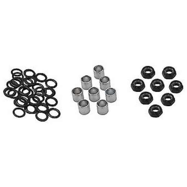 56 Dele Skateboard Truck Hardware Kit Inkluderer Spacere, Akselmøtrikker Og Speed Rings Til Skateboard