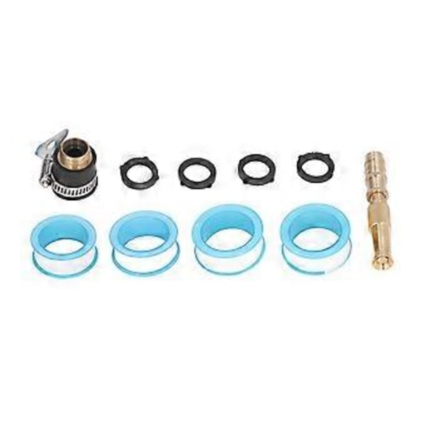 3/4in Slangekran Manifold Splitter 4 Veis Messingrør Split Kobling Hageslange Fordeler EU Standard