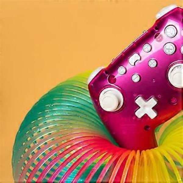 For PB CRUSH Ekstern Magnetisk Veske PC NS Dual Hall Bluetooth RGB Lys Veske, Fluorescerende Grønn