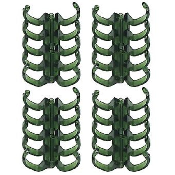 20 stk. grønne binderinge: Segmenteret design til at holde 60 ark, 11 mm tykkelse