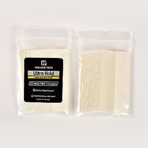 72 stk./lot Supersterk Fikserende Hårtape Lim Extension Dobbeltsidig Tape For Toupee Blonde Parykk Fi