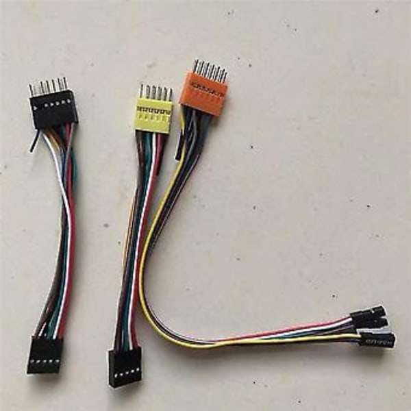 3kpl/setti Sopii tavallisille emolevyille tarkoitettuihin koteloihin siirtokaapelin kytkinkaapeli USB-kaapeli Aud
