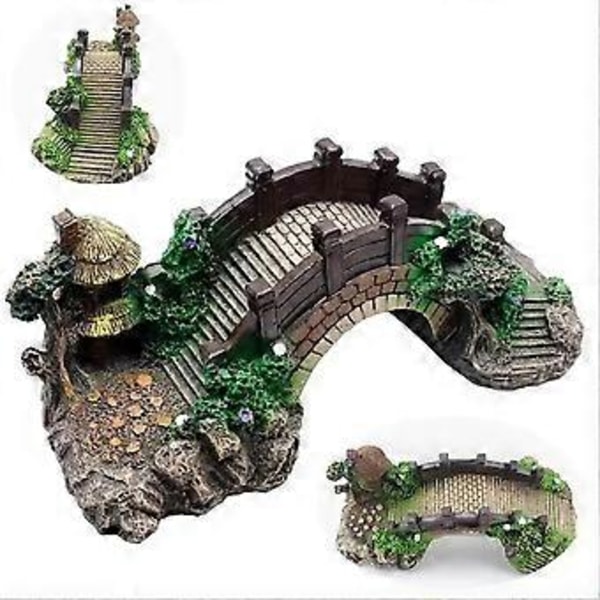 Akvarium Resin Dekoration Resin Ornament til Kunstig Bro af Akvarium Hule Akvarium Fisk Tank Dekoration Dele