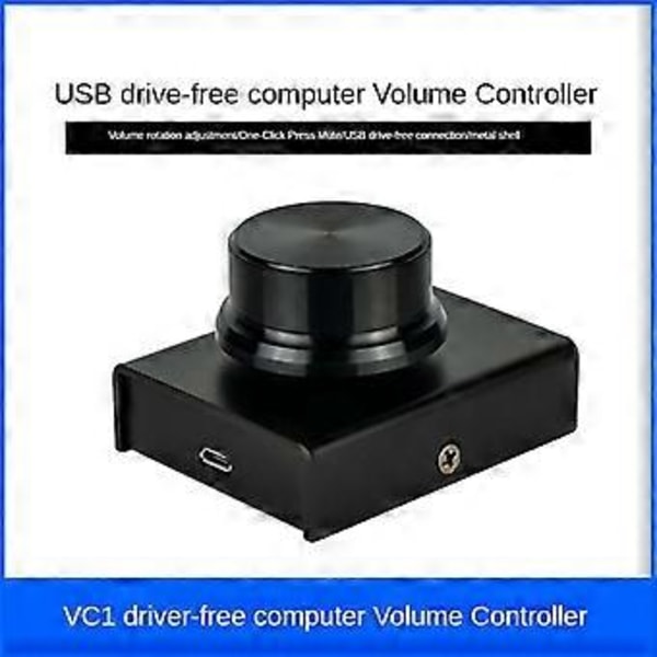 USB Datamaskin Volumkontroll Multimedia PC Høyttaler Ekstern Lydvolumkontroll Justeringsknapp Erstatningstilbehør