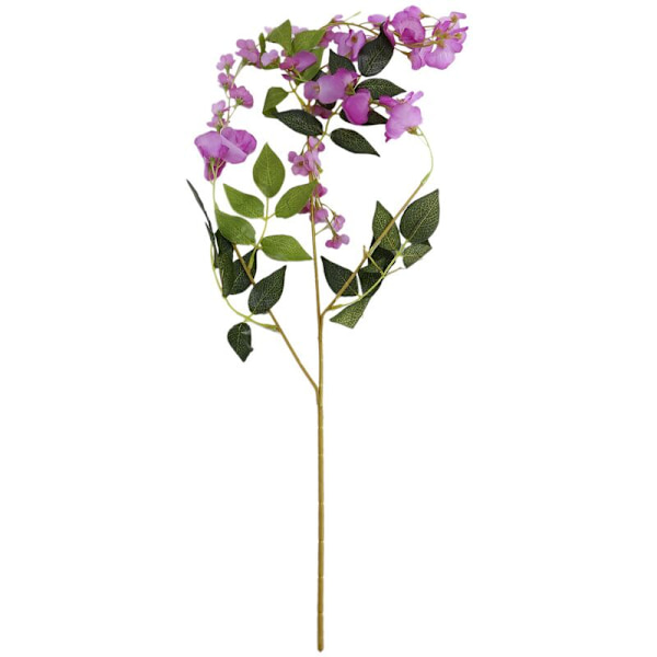 110cm Længde Kunstig Pudding Falsk Rattan Træ Bryllup Loft Dekoration Lilla