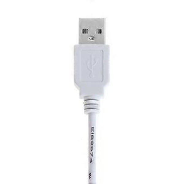 USB-kaapeli Uusi 28cm USB 2.0 A Uros - A Naaras Jatkojohto Valkoinen Kaapeli Wit