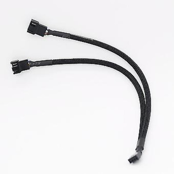 1 till 2-vägs sängkabel Y-splitter 3/4-stifts PWM-kontakt Fläkt Dator PC Fläktförlängningsadapter
