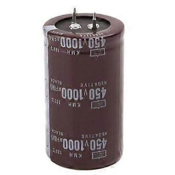 Højfrekvent 450V 1000uF Elektrolytisk Kondensator Volumen 35x60mm til Mikroprocessorstyring, Strømkonvertering og Mere