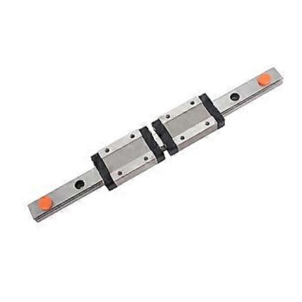 200 mm lineaarinen ohjainkisko 2 liukukappaleella MGN12H laakeriteräksestä, lineaarinen liikeohjain 3D-tulostimelle CNC-työkalulle