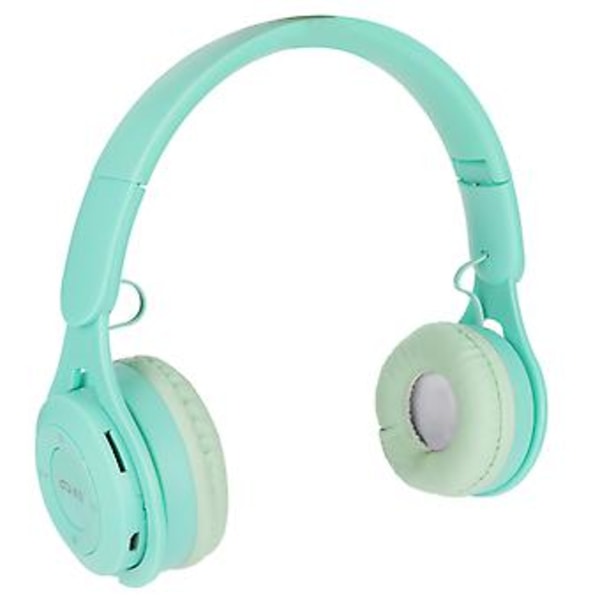 Y08 Lasten Kuulokkeet Macaron Tyylikkäät Stereo Ääni Taitettavat Korttipaikalla Bluetooth Over Ear Kuulokkeet Vihreä