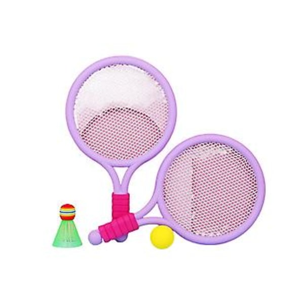 1 Set Lila Ur Beach Tennis Badminton Racket Set Utomhussporter Mini Badmintonracket