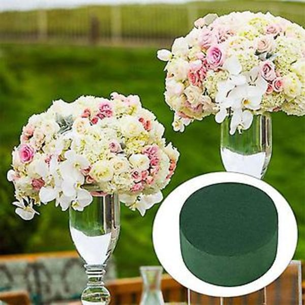 10 stk. Bryllupsgang DIY Håndværk Blomsterarrangement Skum Rund K