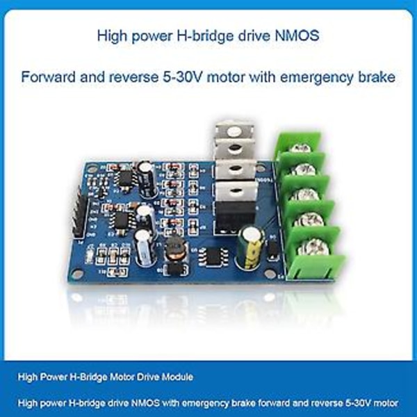 Högpresterande H-brygga Motordrivmodul Nmos med Nödbroms