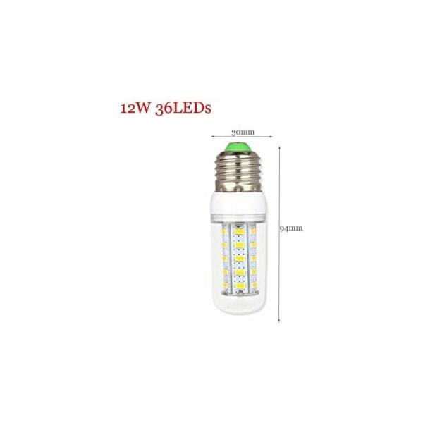 JiuRui LED-lamput LED-maissilamppu E27 E14 24LED 36LED 56LED 64LED 72LED 5730SMD LED-lamput Kattokruunut 220V SOPTLIGHT Maissivalo