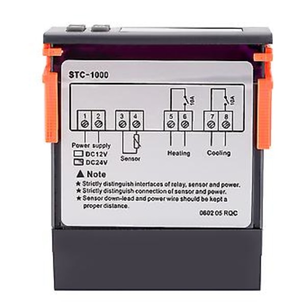 STC-1000 Digital Temperaturkontroller Termostat Värme & Kyl Lägen (12V 10A)