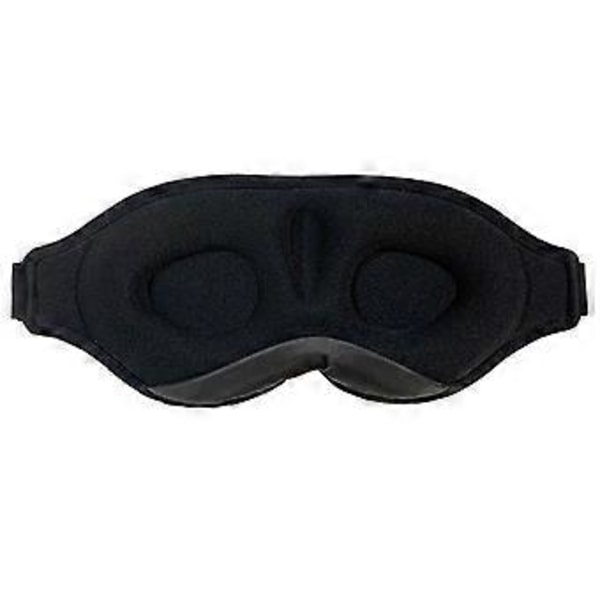 Populär ny 3D-ögonmask för näsan, skuggande andningsbar ögonmask, långsam återhämtning, sömnmask, spot black A02 ögonmask