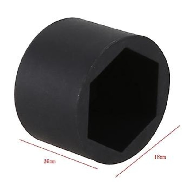 20 st 19mm Bil Silikon Hjul Lug Mutter Bult Skydd Däck Skruvkork