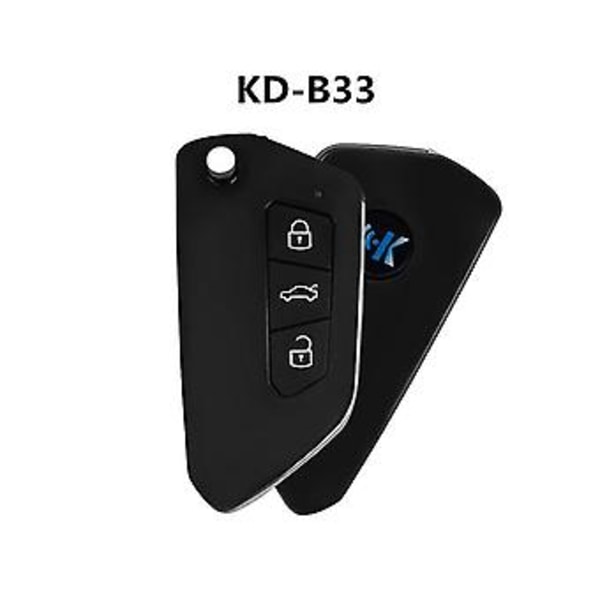 Keydiy B33 Kaukosäädin Auton Avain Universaali 3 Painiketta Golf 8 Tyyliin Kd900/-x2 Mini/ Urg200 Pr