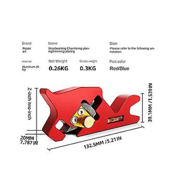 Fasplan Kantplan 45 Graders Fas 1/4 Rundad Fas Et Fas