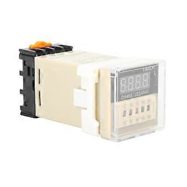 DH48S2Z 220V Digitaalinen kaksoisajastinrele pistorasiapohjalla
