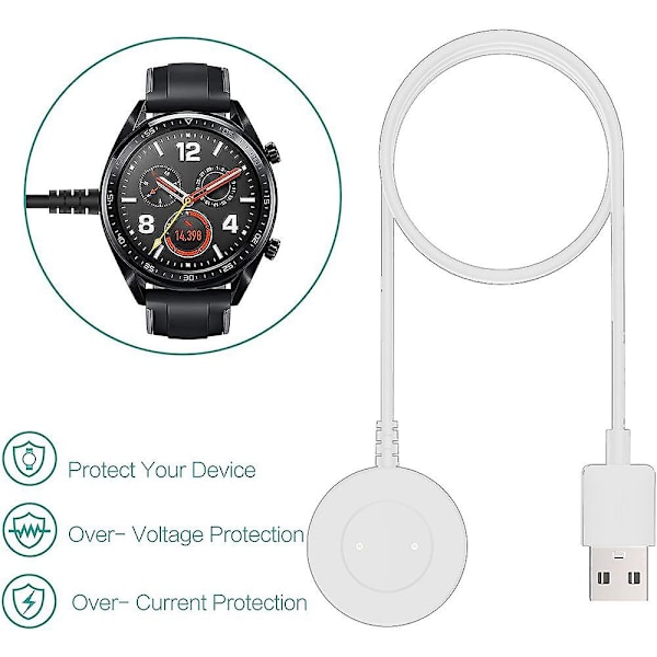 Trådløs magnetisk oplader til Watch Gt/ Magic/gt 2 /gt Active, erstatningsopladningskabelholder til Huawei Gt/gt 2 /gt Active Smartwatch