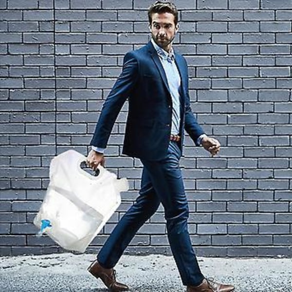 2 st Vattenförvaringspåse för utomhusbruk, hopfällbar vattenpåse för bil - Hopfällbar vattenförvaringsbehållare för utomhusbruk för picknick (d-4-)
