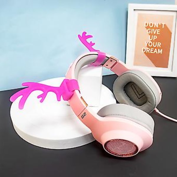 Cosplay Horn Öron Hörlursfäste med Självhäftande Hörlursdekoration
