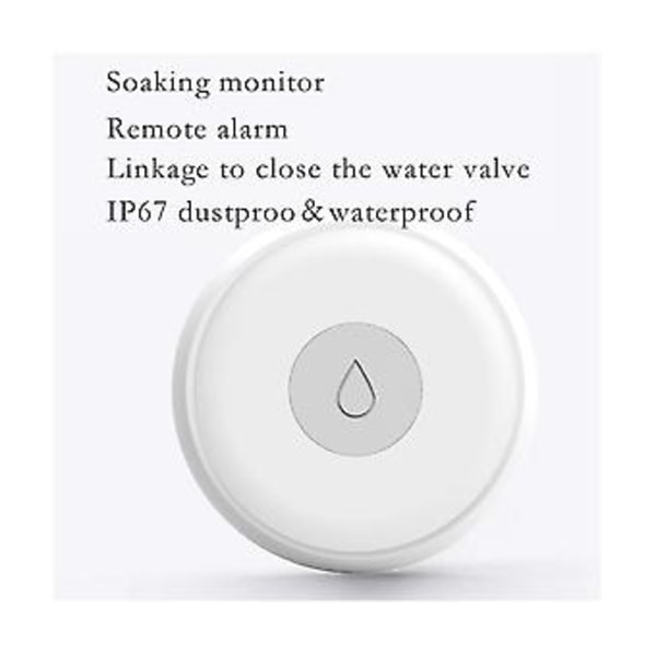 Zigbee Oversvømmelsessensor Lækagedetektor Tank Alarm Overløbsalarmsystem App