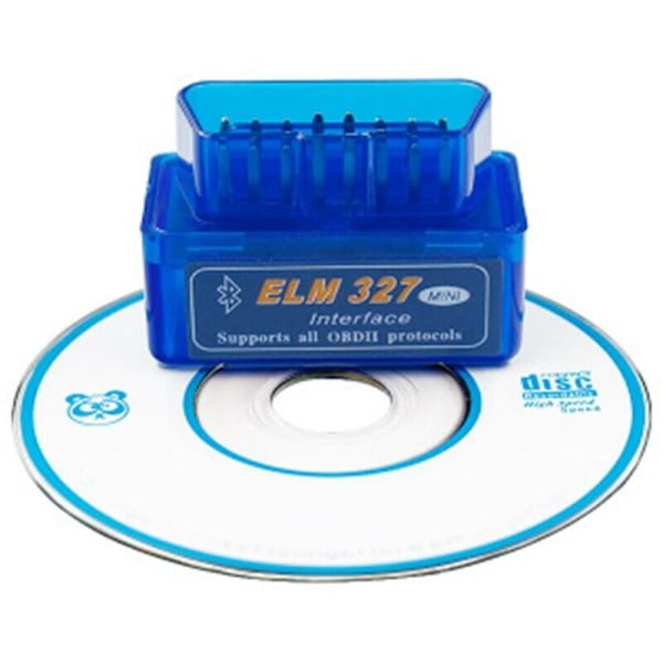 Mini Bluetooth OBD II Scanner Adapter Bil EOBD Diagnostikverktyg Kontrollera Motorfelkodläsare för Android..