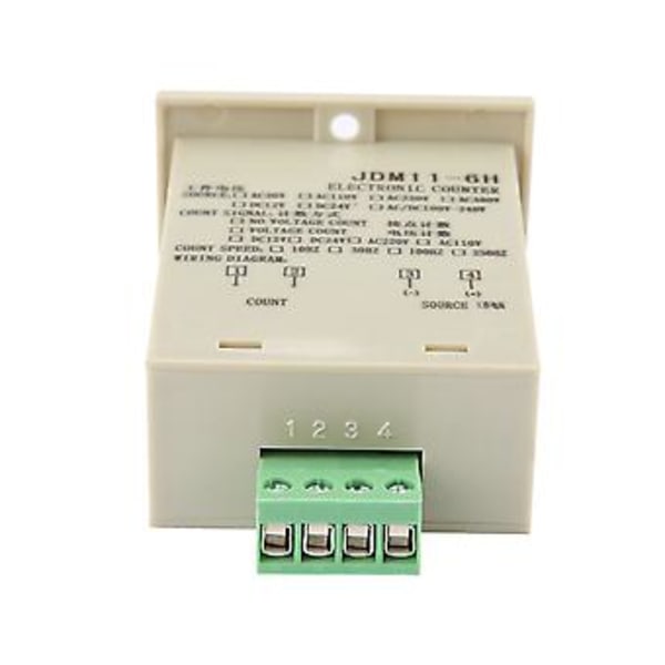 JDM11-6H 6-siffrig Elektronisk Räknare AC220V