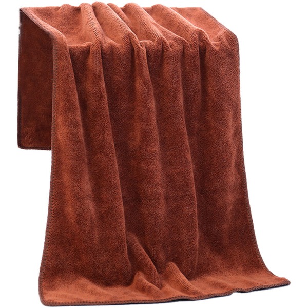 Professional Quick Dry  Microfiber Hair Drying Salon Towel,2 Pack brown