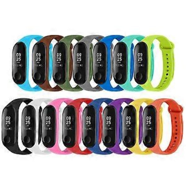 Hikinauha Silikoni Hihna Hienkestävä Xiao mi Mi Band 4 3 Älykellon Rannekoruihin