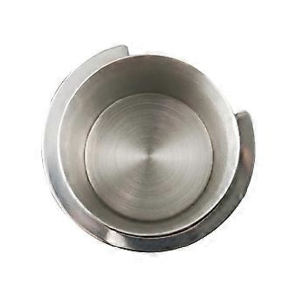 53mm Kaffedoseringskopp Sniffing Mugg för Espressomaskin Slitstark Rostfritt Stål Kaffedoseringskopp - Silver