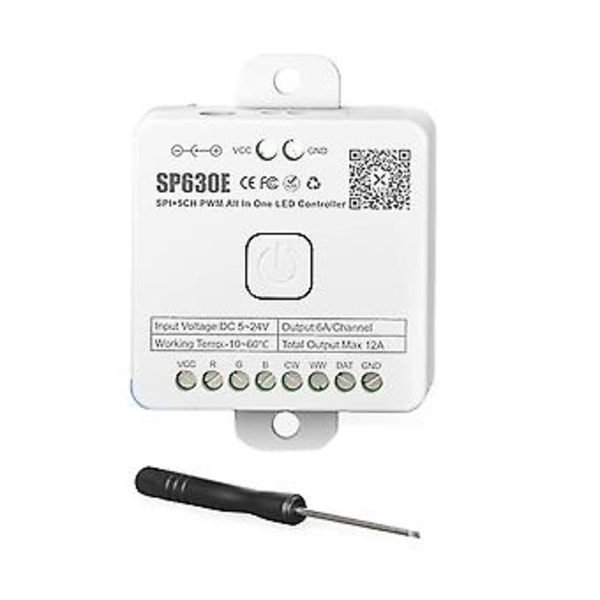 SP630E Tooh LED PWM Mono CCT RGB RGBW RGBCCT Eller SPI TTL IC P WS2811