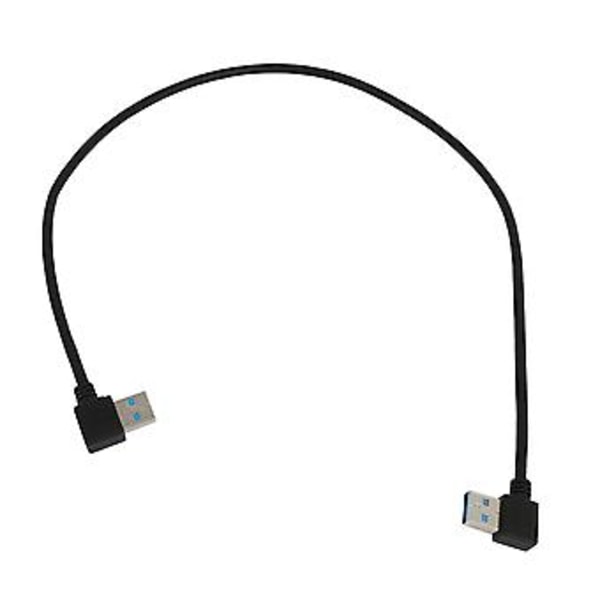Usb 3.0 Type A 90 astetta vasen D oikeaan D jatkokaapeli suora liitin 0,5 m