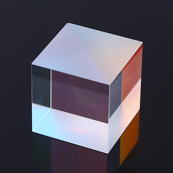 Optisk prisma kub färg prisma lins för optisk spektrum utbildning kvadrat kub