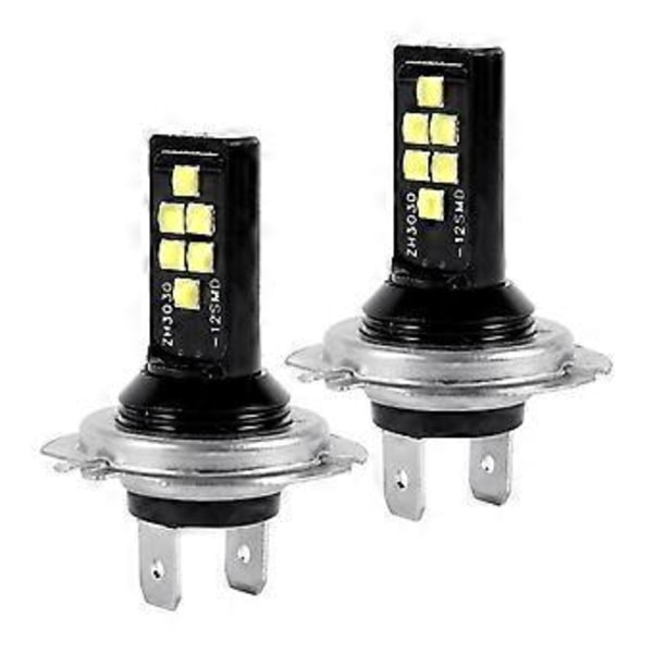 2kpl Mini Canbus LED Auton Ajovalot 6000K 1200LM H1 H3 H7 H8 H11 881 9005 9006 12SMD 3030 LED Lamppu Sumuvalot Auto