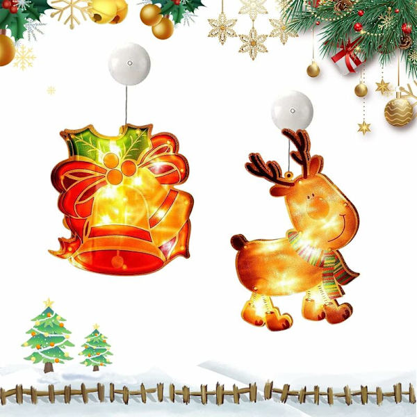2 st julgransljus, julgransljus med sugkopp, julgransljus med sugkopp, julgransljus